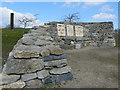 Bench and shelter