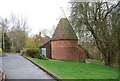 TQ5940 : Oast House on the edge of King George V Playing Field by N Chadwick