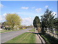 Looking northwards up Broad Road