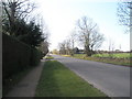 Looking southwards down Broad Road