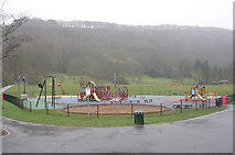 SD9324 : Playground - Centre Vale Park - Burnley Road by Betty Longbottom