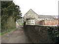 Lane passing Barlborough Hall School