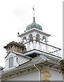 Cupola topped with weather vane