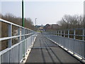 TL1795 : New pedestrian bridge ramp by Michael Trolove