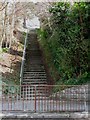 Corfe View Road steps, Corfe Mullen