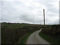 The Maenaddwyn road east of Melin Esgob