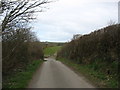 Approaching the bend leading to Pont Felin Esgob bridge