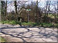 Footpath crosses Long Ends Lane