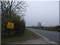 The A1029 towards Scunthorpe