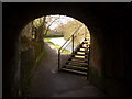 SU0061 : Devizes: towpath under Northgate Street by Chris Downer