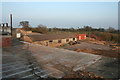 Derelict workshop of demolished factory, near Whitchurch