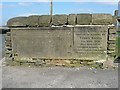 Commemorative stones, Mount Tabor Recreation Ground