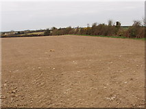 S9814 : Ploughed field near Sleedagh Bridge by David Hawgood