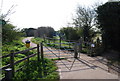 Gate on The Saxon Shore Way, Sharp