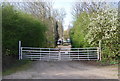 Gate off The Saxon Shore Way