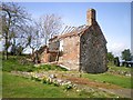 Derelict farm building at Wilderley Hall