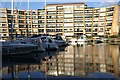 Sunlight and Reflections  at Port Solent