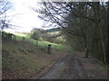 Shropshire Way near Stanley Cottages