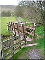 Footbridge on Pendle Way