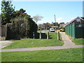 Looking from Yapton Recreation Ground into Briar Close