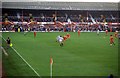 The old Bloomfield Road stand at Blackpool FC