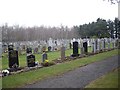 View NW across Alford cemetery