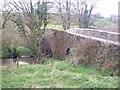 Cwm-miles Bridge over river Taf, near Login