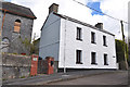 White house beside the old chapel  - Llandyfaelog