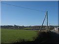 Farmland near the Llanallgo roundabout