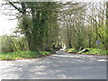 Redhouse Lane junction with Chartham Downs Road