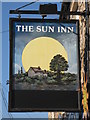 NY9366 : Sign for The Sun Inn, Main Street by Mike Quinn