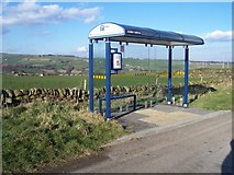 SK2789 : Hill Top Road bus stop by Martin Speck