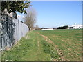 Footpath heading towards the Tarmac Depot