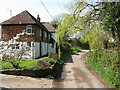 Looking W past The White House, Hastingleigh