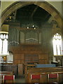 SD4983 : St Peter's Church, Heversham, Organ by Alexander P Kapp