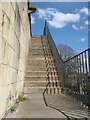 ST5672 : Stairway ascending Royal York Crescent by Dr Duncan Pepper