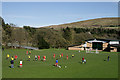 A football game at Langholm