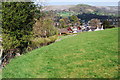 View from footpath down into Llangollen