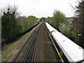 Railway line from Faversham to Canterbury