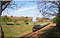 Approaching Harmans Cross station from Swanage