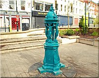 J2664 : The Wallace Fountain, Lisburn (2) by Albert Bridge