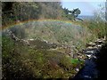 Rainbow over West Lyn River