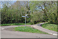 Country crossroads west of Pontyates