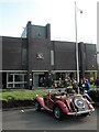 Classic car outside Havant Civic Offices