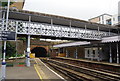 The northern end of Maidstone West Station