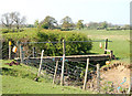 Footbridge on path, Shuckburgh