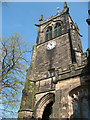 SJ7560 : Bell tower of St Mary's church, Sandbach by Stephen Craven