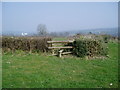 Stile on footpath to Chard Junction