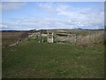 Stile on dismantled railway, High Sellafield