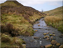 SH9925 : At the confluence of the Nant Lwyd and the Afon Cedig by Richard Law